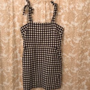 Express Gingham mini dress